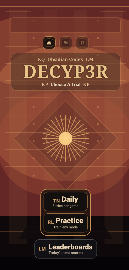 Decyp3r: Microgame App preview